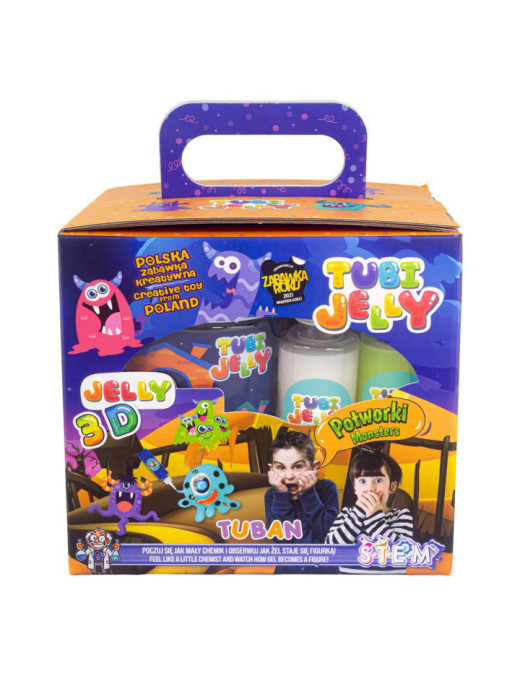 Zestaw TUBI JELLY 6 kolorów – Potworki , TUBAN