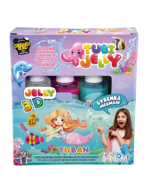 Zestaw Tubi Jelly TUBAN 3 kolory - Jednorożec