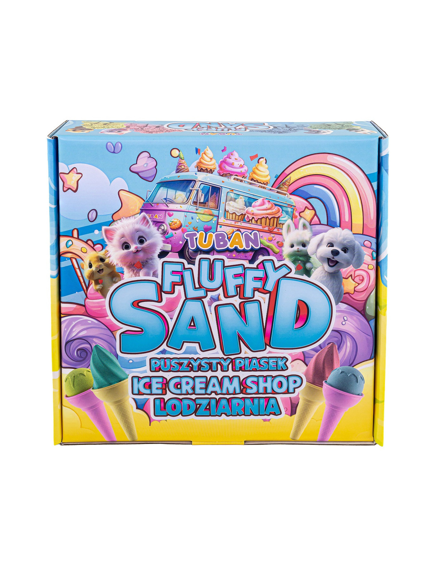 Zestaw Fluffy Sand TUBAN - Puszysty piasek Lodziarnia