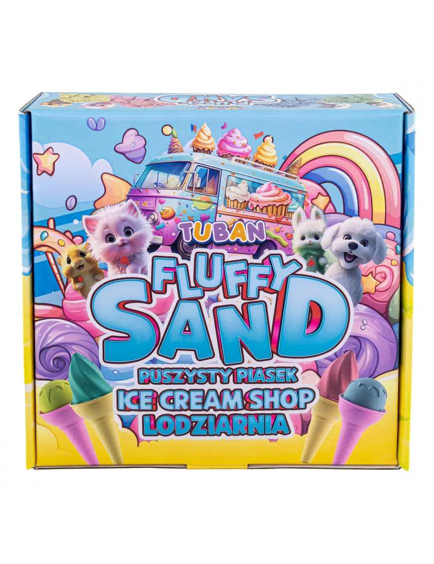 Zestaw Fluffy Sand TUBAN - Puszysty piasek Lodziarnia