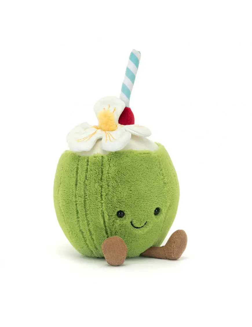 Jellycat Zabawny Rajski Kokos 15 cm