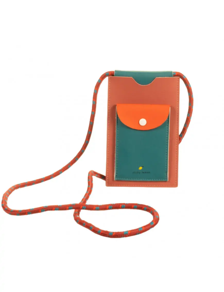 Sticky Lemon - Torebka na telefon i karty Better Together - athletics track