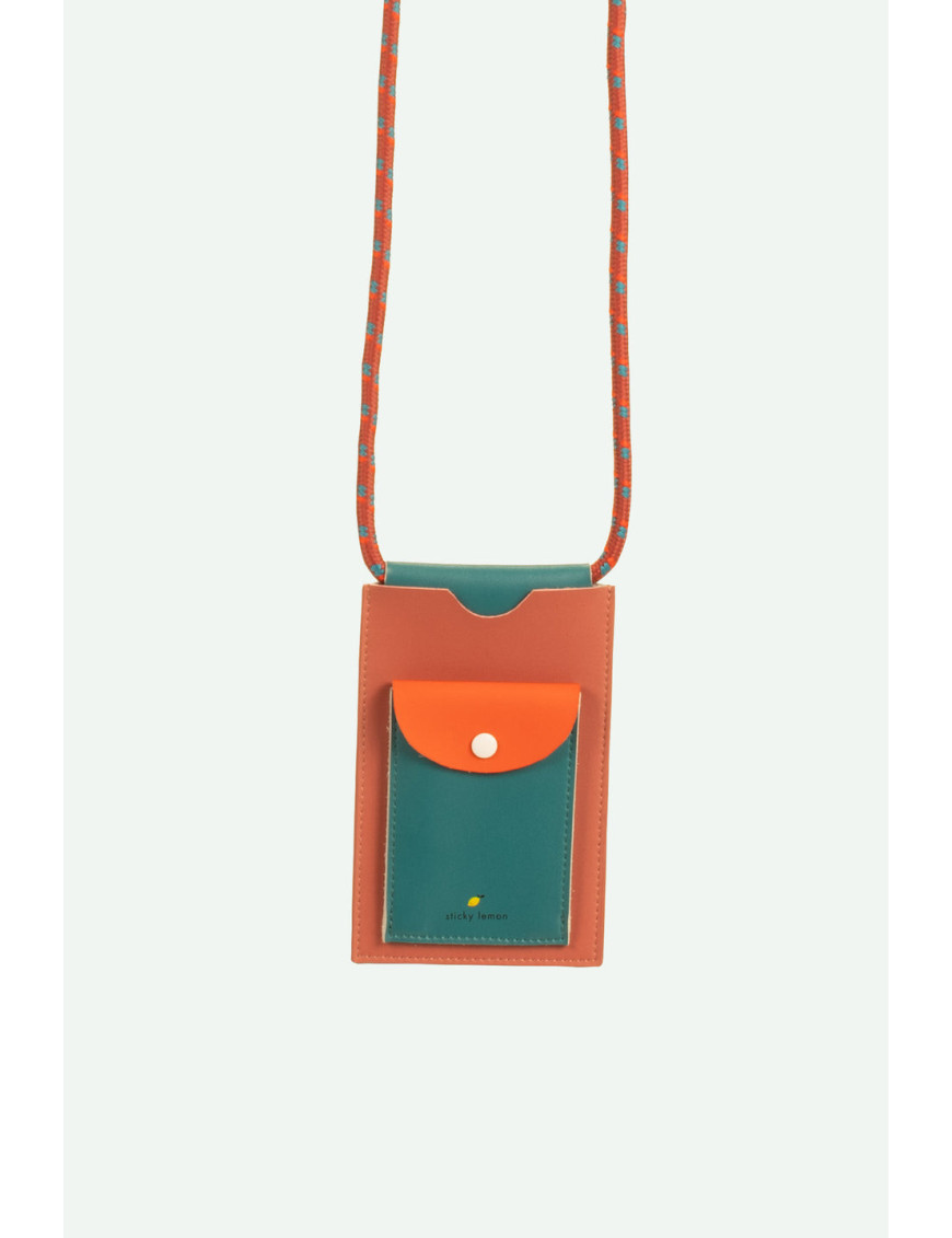 Sticky Lemon - Torebka na telefon i karty Better Together - athletics track