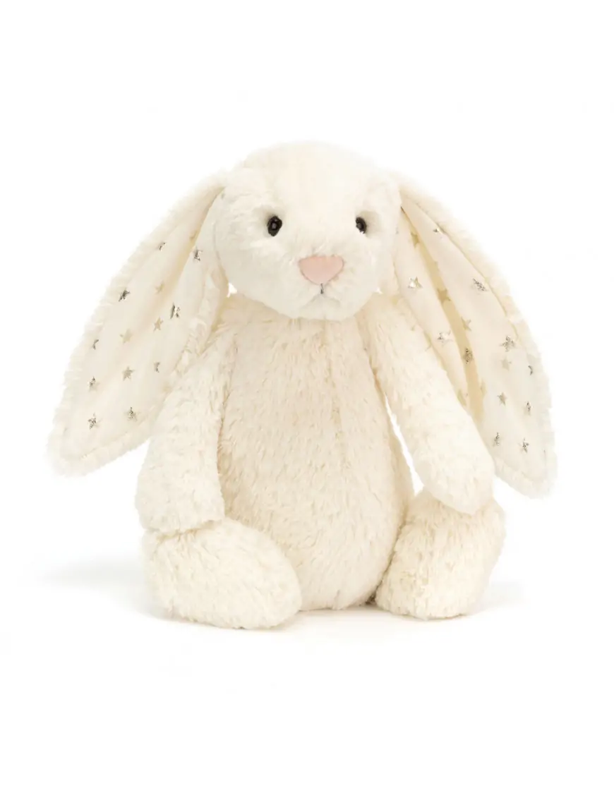 Jellycat Króliczek Gwiazdkowe Uszy Kremowy 31 cm