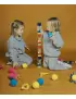 Petit Boum, Butelka sensoryczna, dwufazowa MOVE SPIRALA różowa