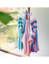 QUUT Dwustronne poncho kąpielowe dla dzieci Cherry Red