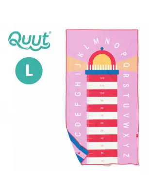 QUUT Dwustronny ręcznik plażowy PlayTowels L (180 x 100cm) Lighthouse Cherry