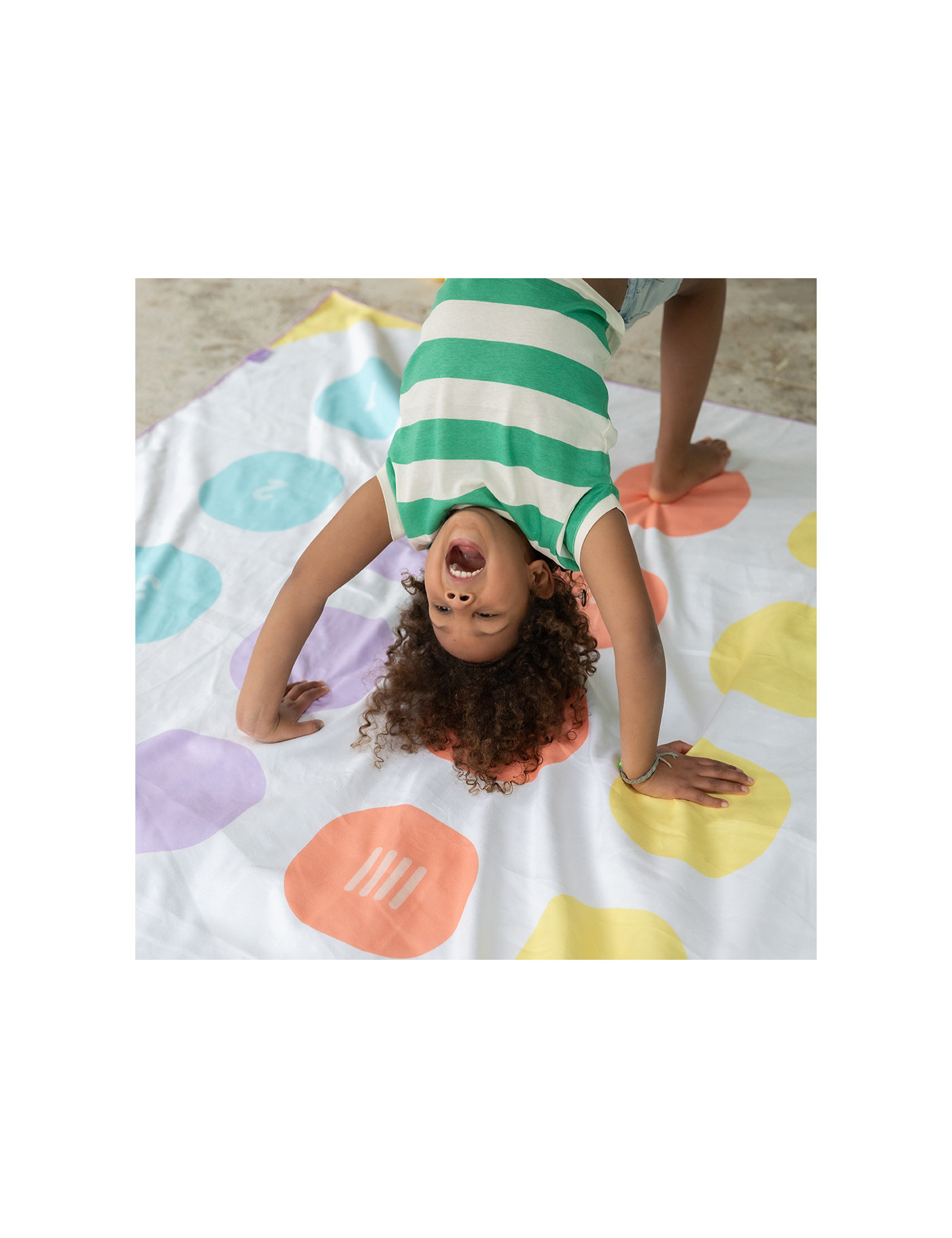 QUUT Dwustronny ręcznik plażowy PlayTowels XL (180 x 180cm) Balancing Game
