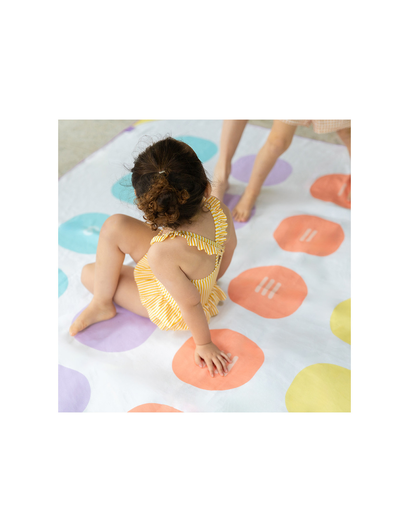 QUUT Dwustronny ręcznik plażowy PlayTowels XL (180 x 180cm) Balancing Game