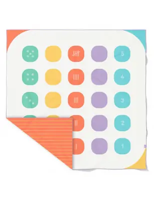 QUUT Dwustronny ręcznik plażowy PlayTowels XL (180 x 180cm) Balancing Game
