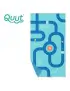 QUUT Dwustronny ręcznik plażowy PlayTowels L (180 x 100cm) Road