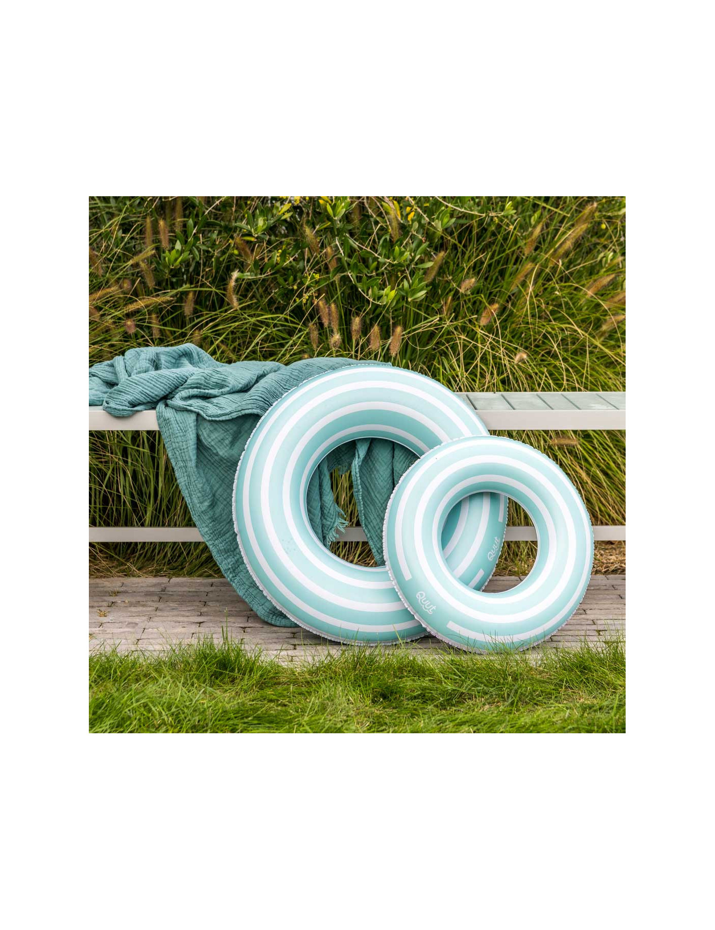 QUUT Kółko do pływania małe Ø 40 cm Garden Green QUUT Kółko do pływania małe Ø 40 cm Garden Green