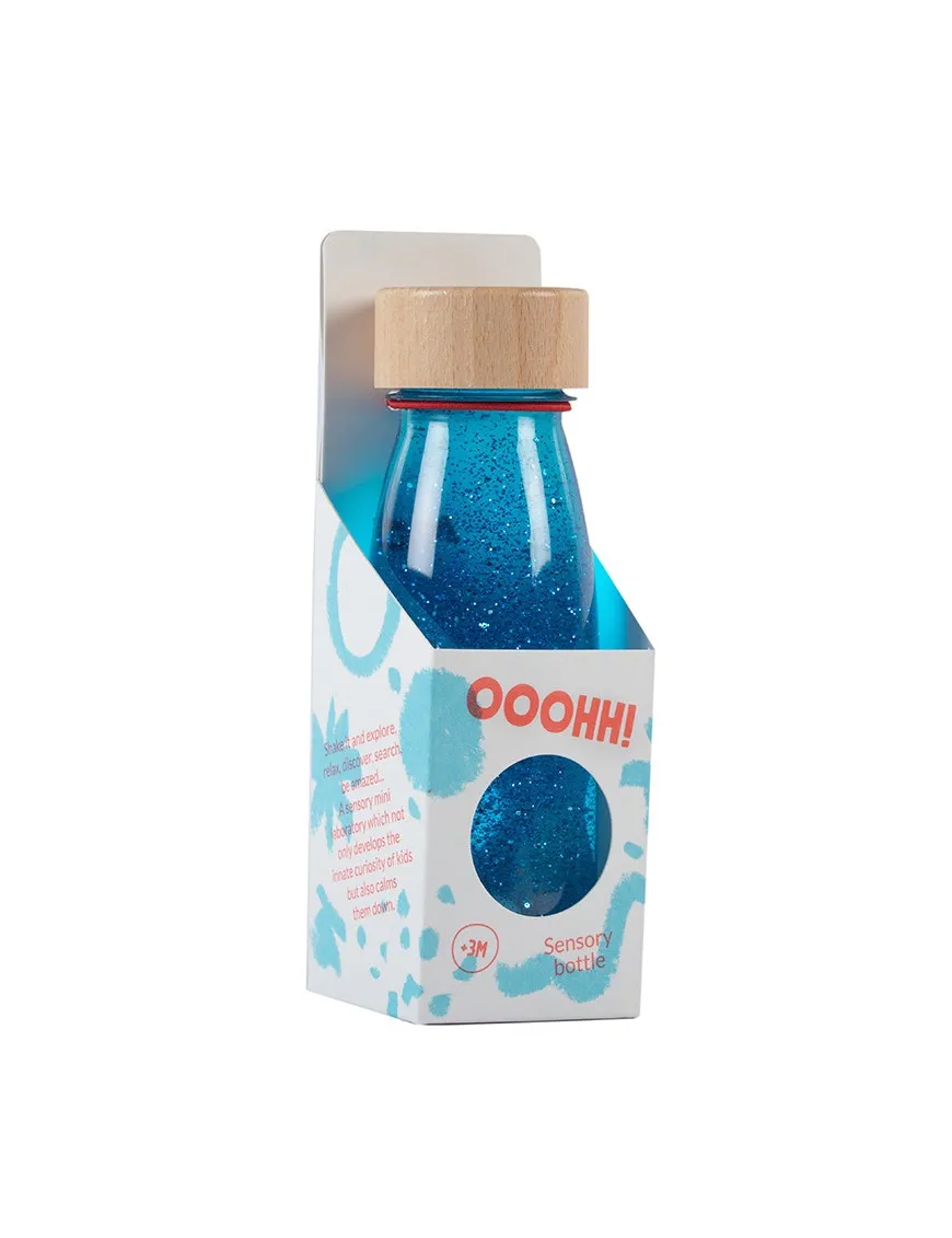 Petit Boum, Butelka sensoryczna FLOAT niebieska