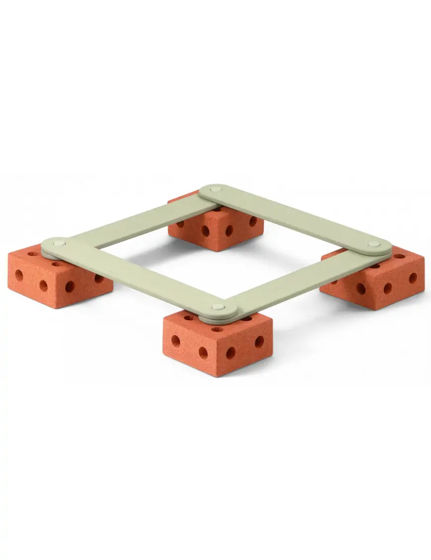 MODU - Balance Track - Burnt Orange / Dusty Green