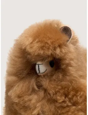 Puszysta alpaka Brown 18 cm, HUACAYA
