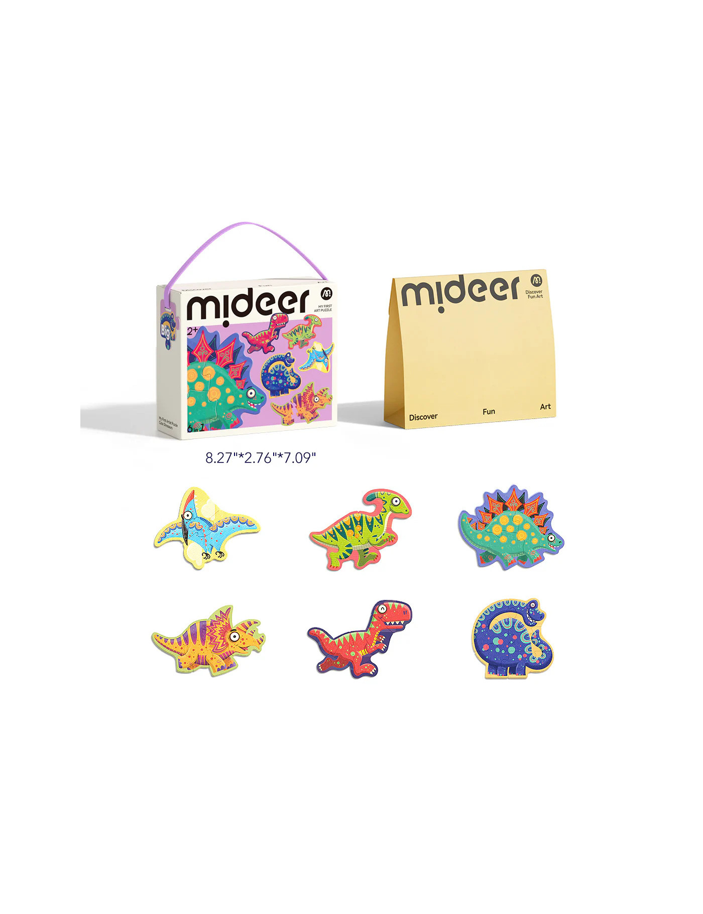 Moje pierwsze puzzle – Dinozaury 6w1mideer