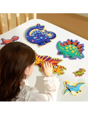 Moje pierwsze puzzle – Dinozaury 6w1mideer