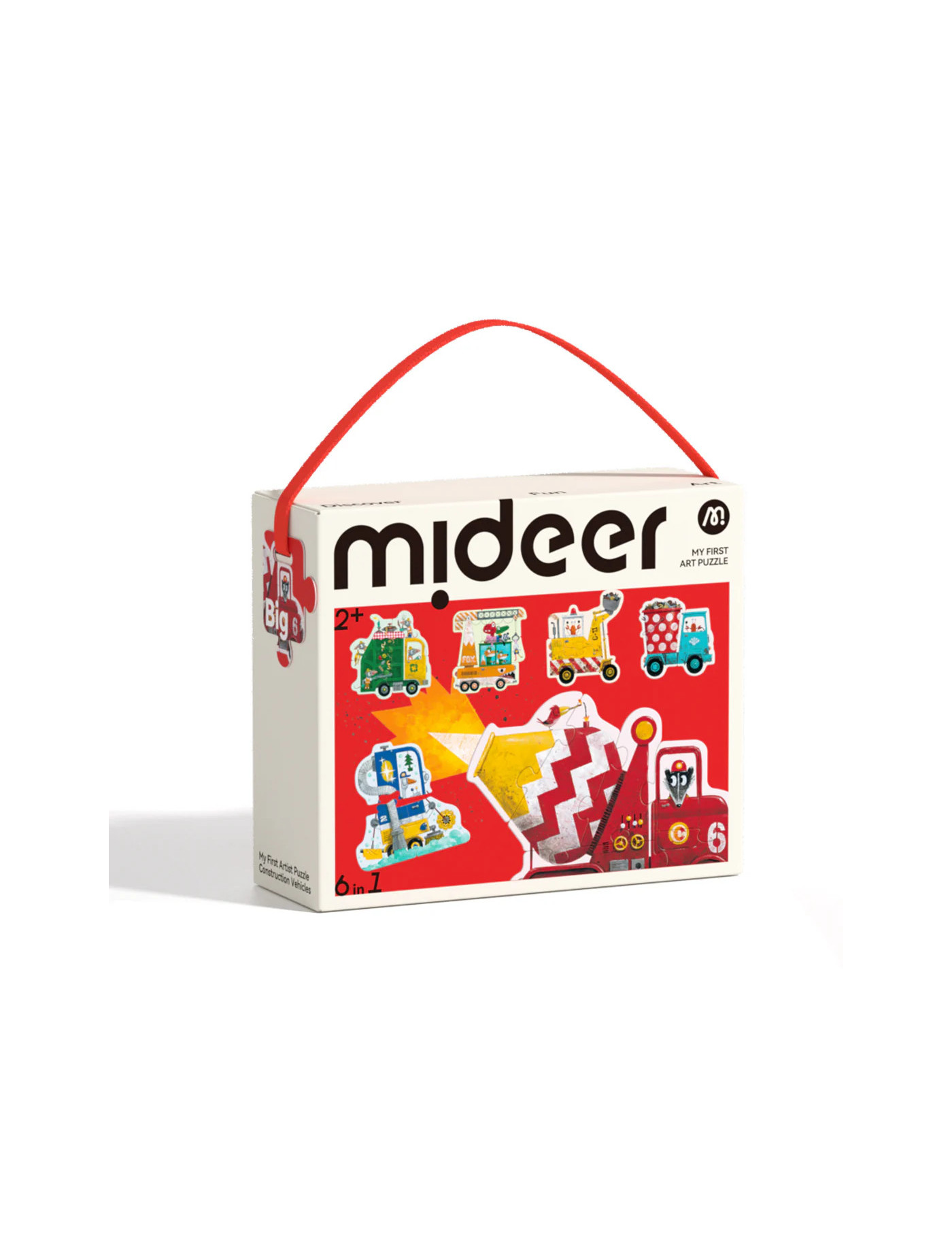 Moje pierwsze puzzle Pojazdy 6w1 mideer