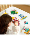 Moje pierwsze puzzle Pojazdy 6w1 mideer