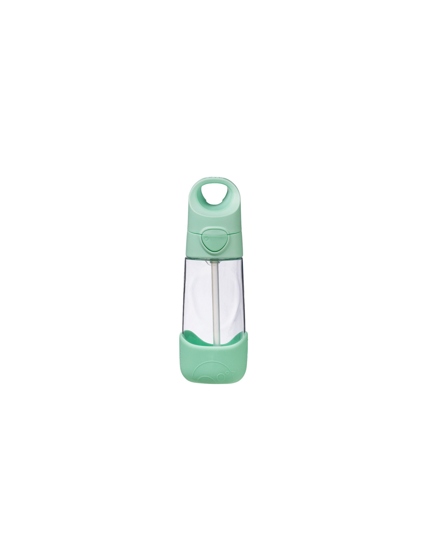 Butelka tritanowa ze słomką 450 ml, Spearmint, b.box