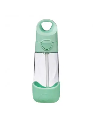 Butelka tritanowa ze słomką 450 ml, Spearmint, b.box