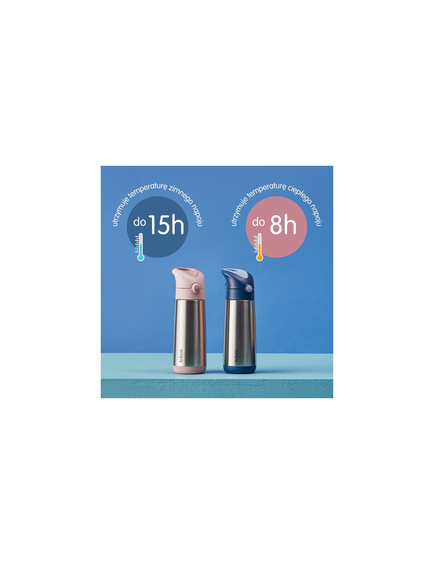 Bidon termiczny 500 ml, Midnight, b.box