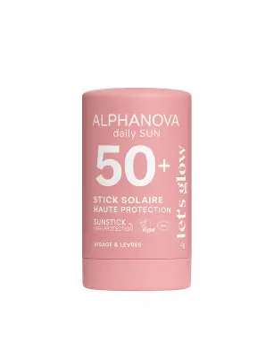 Alphanova Daily Sun, Glow, sztyft z filtrem SPF50, 17 ml