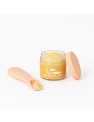 Akcesoria dla lalek Tiny Tummies Słoiczek i Łyżeczka, Banan Tiny Harlow