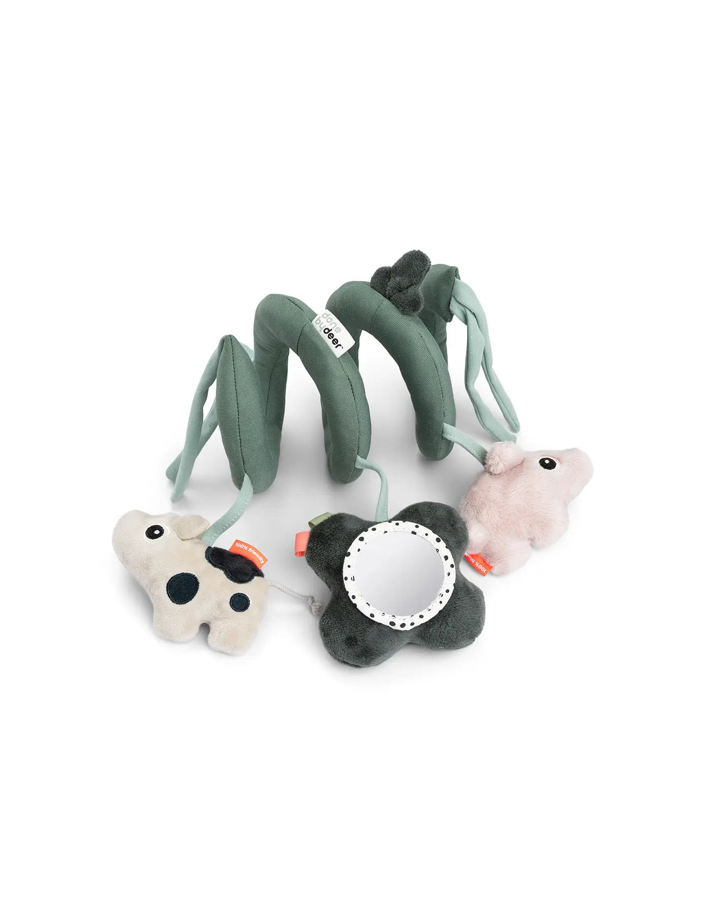 Done by Deer Spirala Sensoryczna Zawieszka Tiny Farm Green