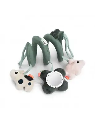 Done by Deer Spirala Sensoryczna Zawieszka Tiny Farm Green