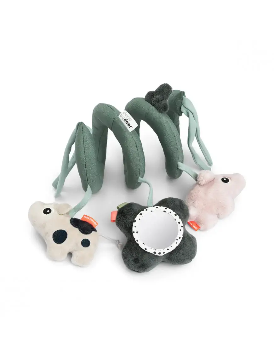 Done by Deer Spirala Sensoryczna Zawieszka Tiny Farm Green