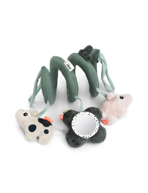 Done by Deer Spirala Sensoryczna Zawieszka Tiny Farm Green