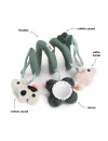 Done by Deer Spirala Sensoryczna Zawieszka Tiny Farm Green
