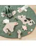 Done by Deer Spirala Sensoryczna Zawieszka Tiny Farm Green