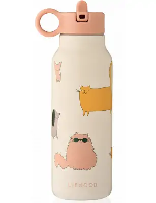 Butelka termiczna na wodę Falk 350 ml Cats and Dogs / Sandy Liewood