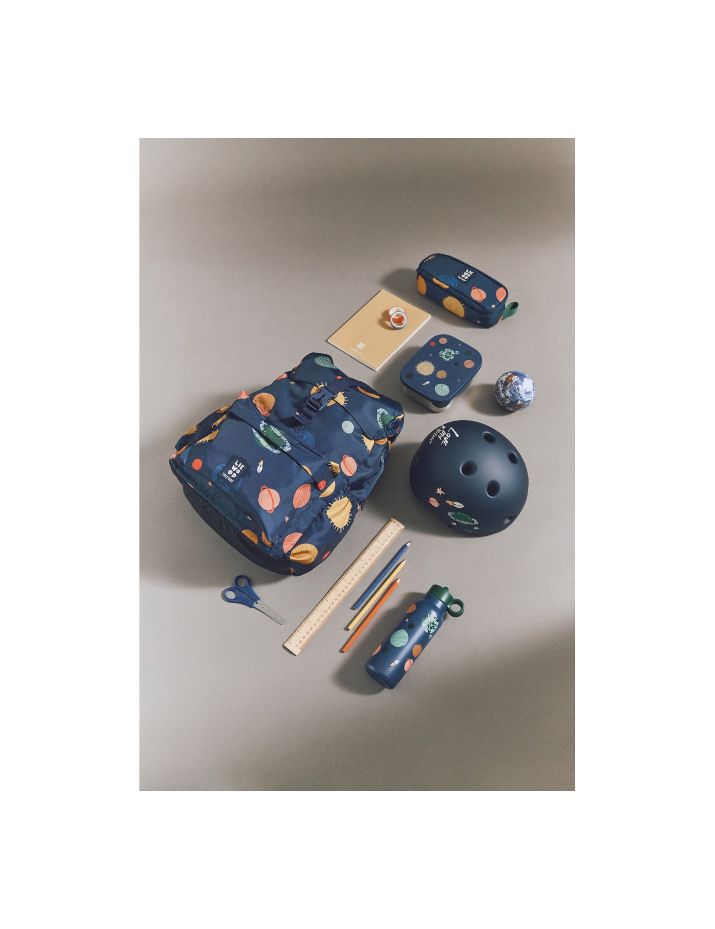 Liewood plecak szkolny Johnny Universe / Classic navy