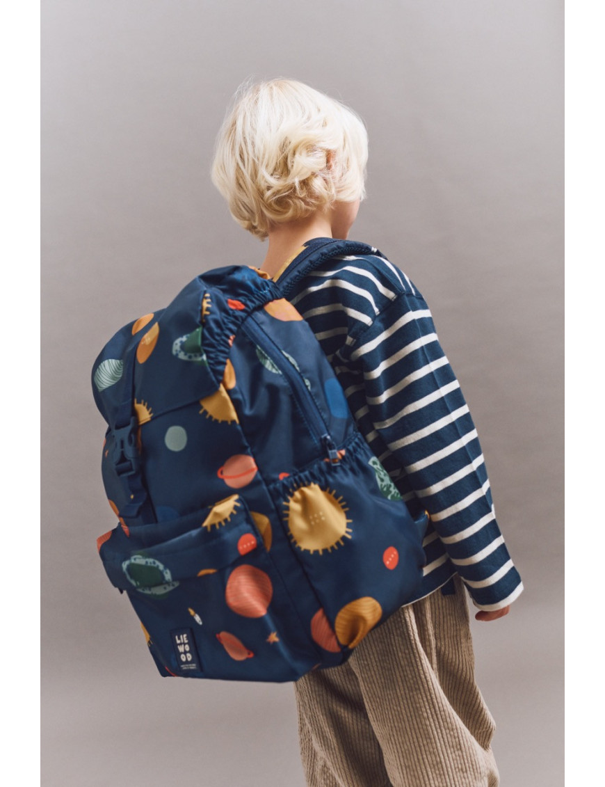 Liewood plecak szkolny Johnny Universe / Classic navy