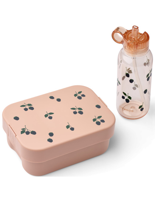 Zestaw z lunchboxem CHELSEY Berry / Pale Tuscany Liewood
