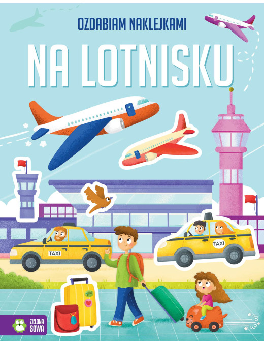 Ozdabiam naklejkami. Na lotnisku