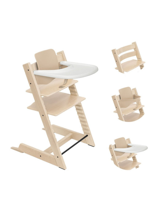 Zestaw krzesła Tripp Trapp® + Stokke® Tray Natural