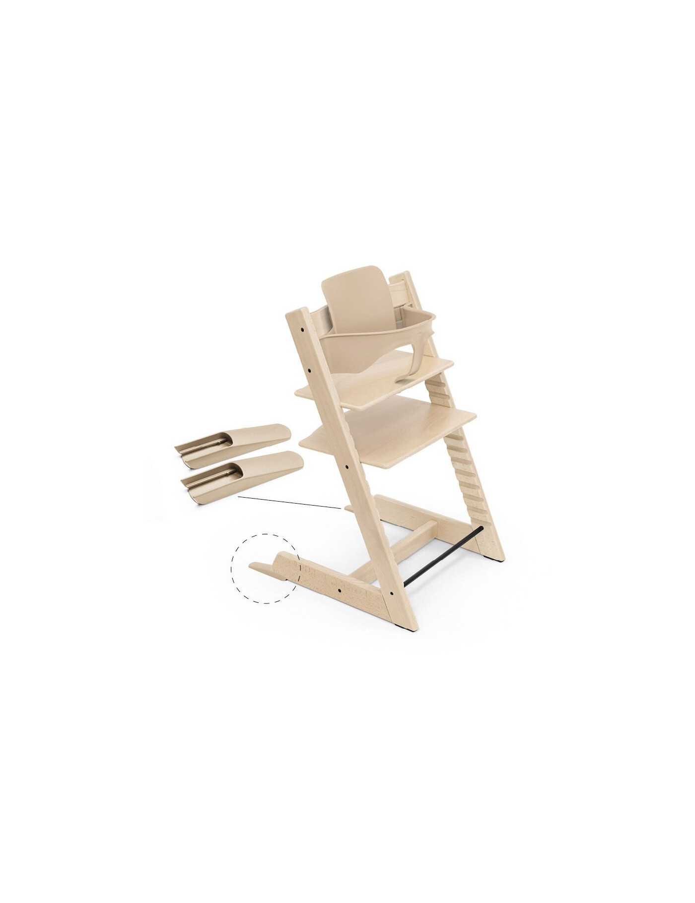 Zestaw krzesła Tripp Trapp® + Stokke® Tray​ Natural