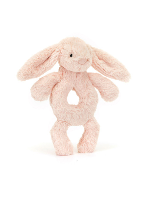 Króliczek Grzechotka Pudrowy Róż 18 cm Jellycat
