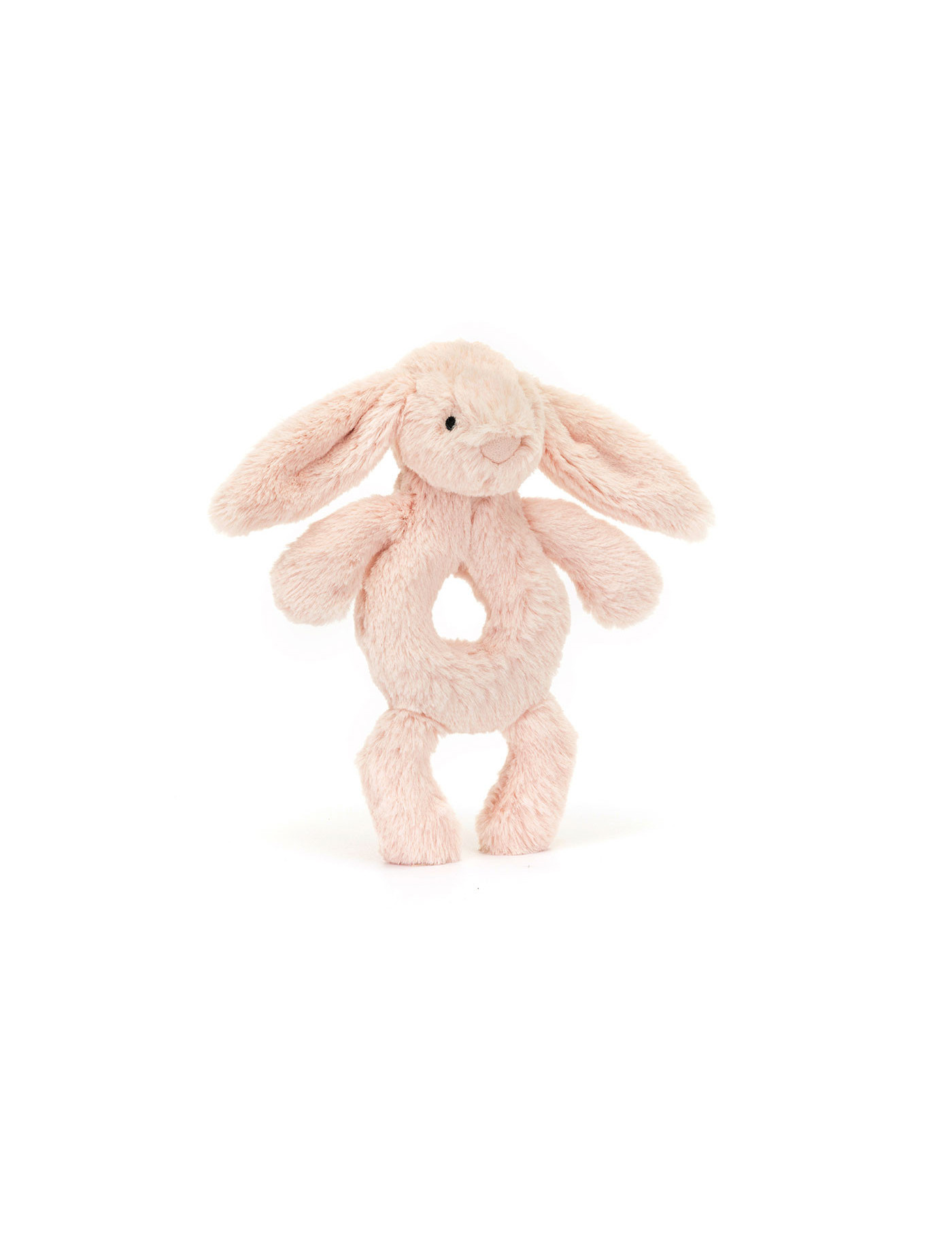 Króliczek Grzechotka Pudrowy Róż 18 cm Jellycat
