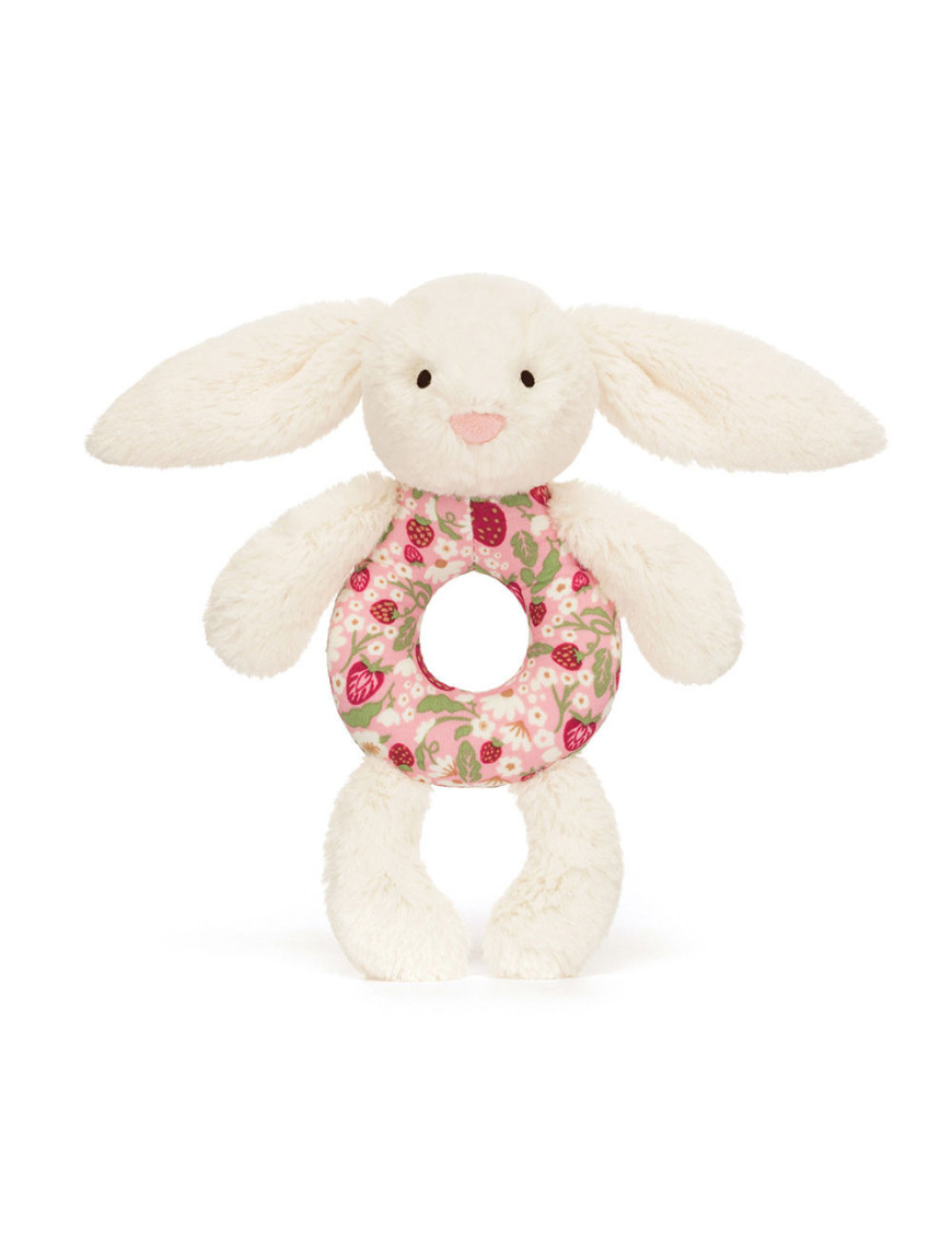 Króliczek „Berry” Grzechotka 18 cm Jellycat