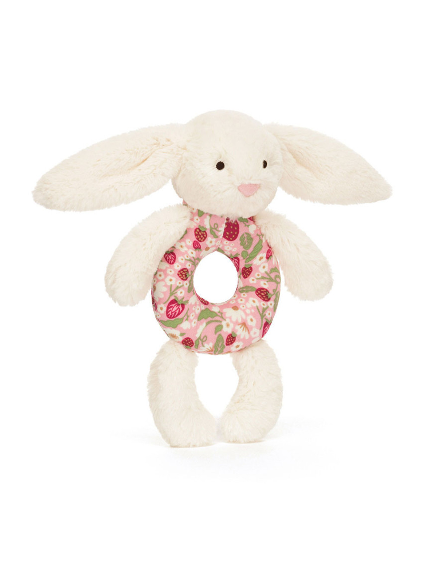 Króliczek „Berry” Grzechotka 18 cm Jellycat