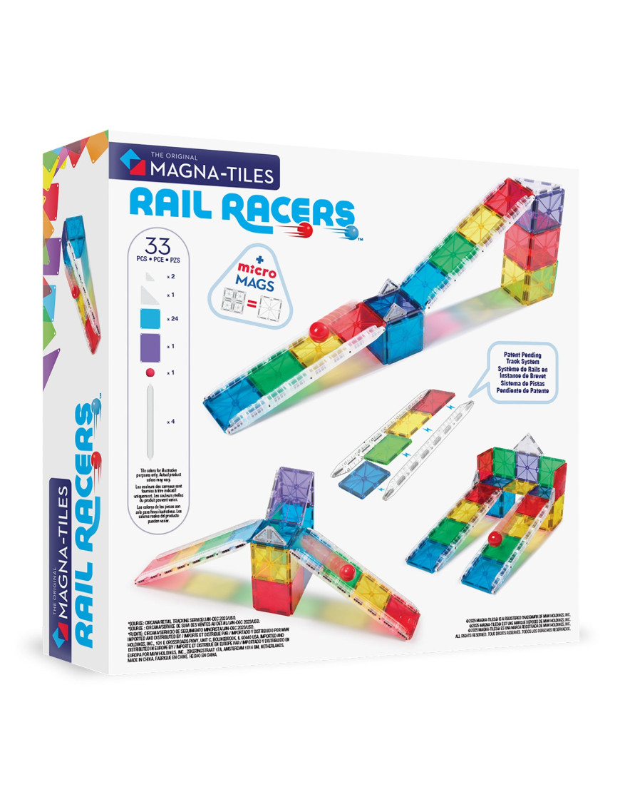 MAGNA-TILES® Klocki Magnetyczne Rail Racers 33 el.