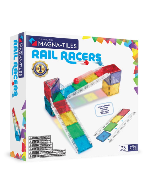 MAGNA-TILES® Klocki Magnetyczne Rail Racers 33 el.