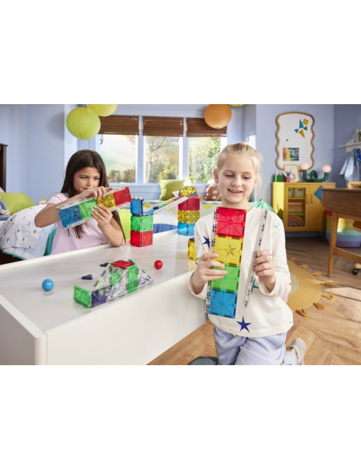 MAGNA-TILES® Klocki Magnetyczne Rail Racers DELUXE 90 el.