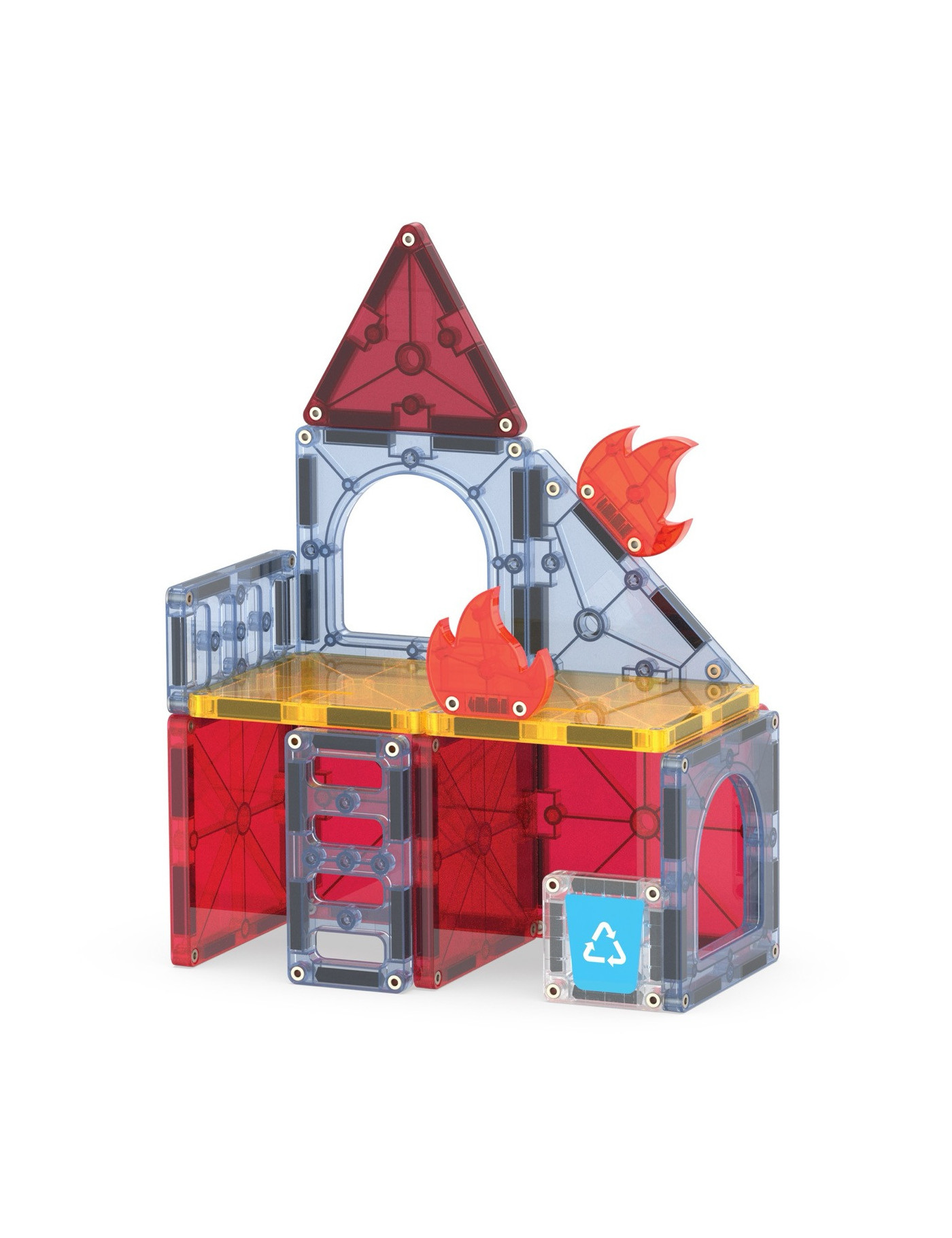 MAGNA-TILES® Klocki Magnetyczne Fire Rescue 27 el.