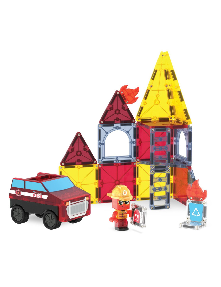 MAGNA-TILES® Klocki Magnetyczne Fire Rescue 27 el.
